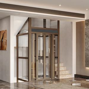 Mejor <span class=keywords><strong>Precio</strong></span> en Elevadores Residenciales para Villas, Elevadores Pequeños Interiores con Cabina de Vidrio y VVVF, Elevador de 2 Pisos para Casas de 2 a 5 Pisos - Product Image 1