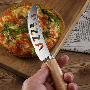 Cortador de <span class=keywords><strong>Pizza</strong></span> de Acero Inoxidable con Diseño Mini y Logotipo Personalizado para Pizzas Pequeñas y Aperitivos, Juego de Cuchillos para <span class=keywords><strong>Pizza</strong></span> y Pan - Product Image 2