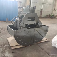 Godet de préhension hydraulique électrique pour matériaux en vrac, grappin à quatre cordes pour utilisation portuaire, grappin pour marchandises en vrac