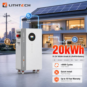 Batería Doméstica de 20 kWh con Sistema Inteligente BMS de 48 V 51.2 V, Sistema de Almacenamiento de Energía Solar con Paquete de Iones de Litio - Product Image 3
