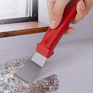 Lot de 5 brosses de nettoyage écologiques en nylon pour cuisine avec grattoir pour cuisinière à gaz et brosse métallique pour l'extraction de la graisse et de la saleté des hottes et plaques de cuisson - Product Image 6