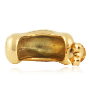 Gold <b>Moon</b> Shape Stud <b>Earrings</b> Titanium Steel U Shape Fashion <b>Earrings</b> 19039 - Product Image 2