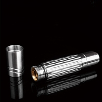Lampe torche LED puissante en titane premium lampe de poche extérieure USB rechargeable lampe de camping EDC lampe torche d'urgence portable