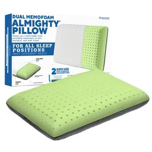 Almohadas Viscogel Lavanda Infusion Microgel Lavender Silicone Pillow Cooling Pad Gel Infused Anti-Snore Memory Foam Pillow