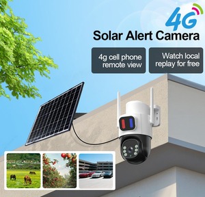 Cámara de Seguridad Solar HD al por Mayor de Fábrica, Sistema de Cámara de Seguridad <span class=keywords><strong>para</strong></span> el Hogar con Aplicación <span class=keywords><strong>V380</strong></span> <span class=keywords><strong>Pro</strong></span> Personalizable - Product Image 2