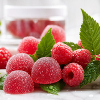 Gummies de citrate de magnésium pour enfants, saveur framboise, complément apaisant et relaxant pour la santé cardiaque et nerveuse, soutien musculaire, amélioration de la mémoire