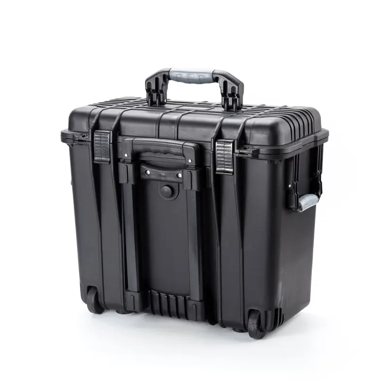 Valise rigide étanche pour chariot à chargement par le haut de YFGB-19 avec insert en mousse de forme personnalisée et valise à outils pour chariot à roues