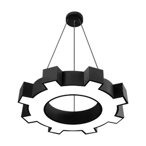Led Tooling <b>Lighting</b> Gear Modeling <b>Chandelier</b> Office Gym Dance Room Supermarket Store Industrial Wind <b>Chandelier</b> - Product Image 5