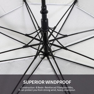 Fabricant de <span class=keywords><strong>parapluie</strong></span> de golf personnalisé de 50 pouces coupe-vent avec <span class=keywords><strong>grand</strong></span> logo de marque imprimé par la publicité - Product Image 5