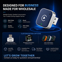 Dongle Inalámbrico para Android Auto y Carplay, Caja Multimedia Inteligente Portátil de Doble Sistema, Conexión Rápida y Estable, Módulo de Actualización