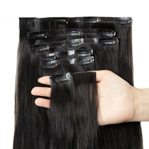 Extensiones <span class=keywords><strong>de</strong></span> Cabello Humano Ruso Remy al por Mayor, Doble Trama, Clip-In Invisible, Integración Perfecta, <span class=keywords><strong>Postizos</strong></span> <span class=keywords><strong>de</strong></span> Alta Calidad - Product Image 1