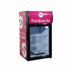 Produit chaud Chine Petit réfrigérateur Minibar avec congélateur Verre à température unique Refroidissement par air de style Frigidaire pour hôtels - Product Image 1