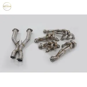 Ouchi Exhaust System Performance Manifold For Ferrari 599 V12 6.0L 2006-2012Stainless Steel Auto Racing Header With Middle Pipes
