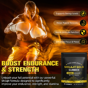 OEM 3000mg oro Shilajit puro himalayano Gummies energia di supporto immunitario Boost 85 + minerali tracce di acido fulvico integratori a base di erbe - Product Image 2