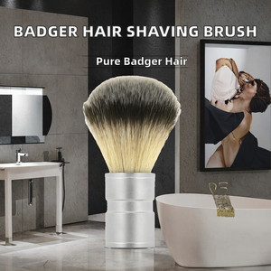 <span class=keywords><strong>Pennello</strong></span> da <span class=keywords><strong>Barba</strong></span> Parco con Manico in Lega e Pelo di <span class=keywords><strong>Tasso</strong></span> Puro per la Cura della <span class=keywords><strong>Barba</strong></span> e del Viso Maschile - Product Image 2