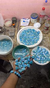 Cabujones de Larimar Dominicano 100% Naturales |   3-12 g |   Cabujones de piedras preciosas al por mayor de Barahona - Product Image 3