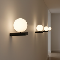 Miroir lumineux mural en aluminium pour salle de bain, noir mat, 230V, IP44, LED Ra90, finition chromée polie, finition or mat, blanc chaud