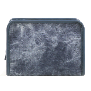 Bolso de Mano Personalizado para Hombre, Diseño <span class=keywords><strong>GF</strong></span> en Mezclilla Lavada, con Múltiples Bolsillos, Organizador de Viaje para Tecnología, Fabricación Directa de Fábrica OEM ODM - Product Image 5