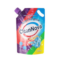 Personnalisé 1L 2L PET Blanc PE Plastique Stand Pouch Vis Coin Bec pour Savon Liquide Lessive Détergent Vodka Grain