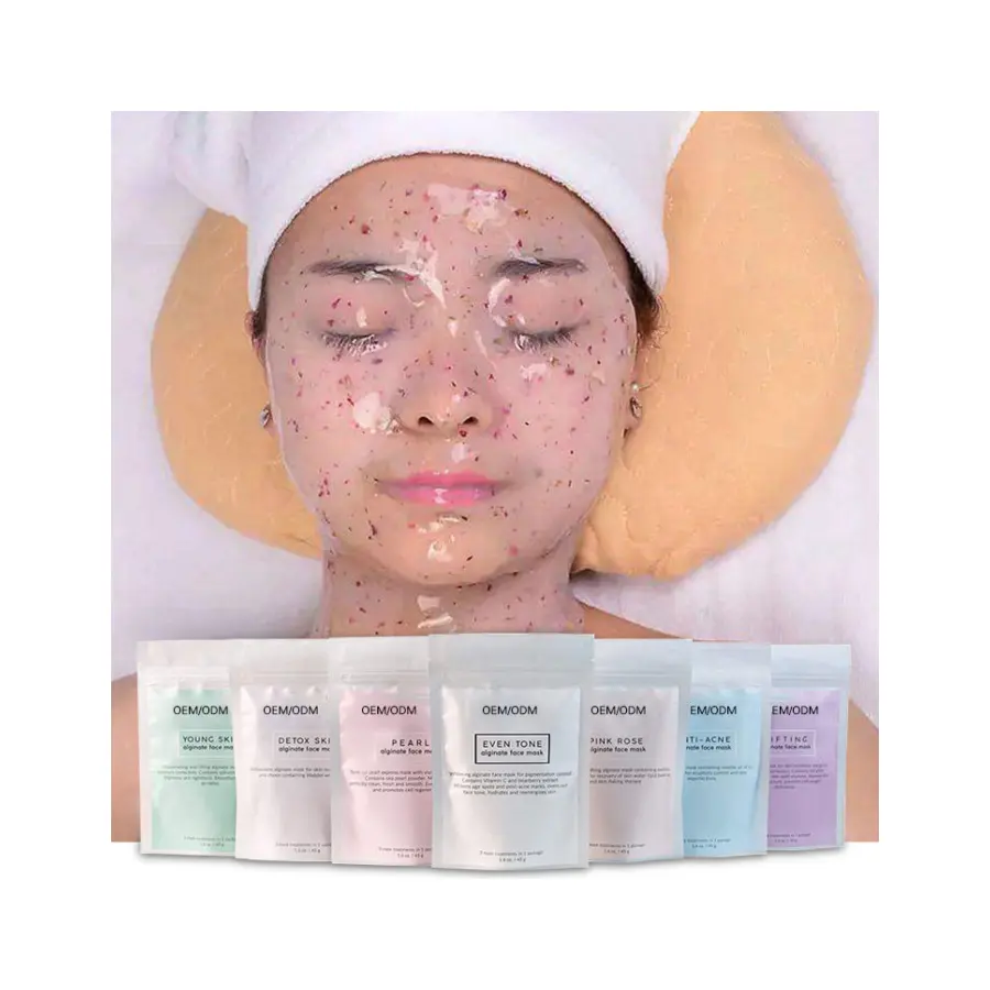 Diy Spa 24K Goud Anti Veroudering Gelei Gezichtsmasker Professionele Peel Off Hydro Gezichtsmasker Poeder Voor Het Bestrijden Van Fijne Lijntjes Rimpelverwijdering