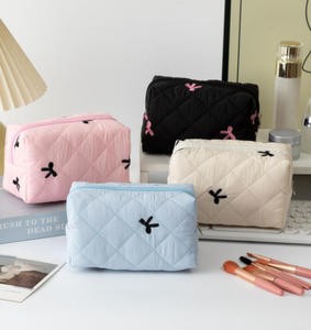 Premium Light-<b>Weight</b> Women Makeup Bag Portable Travel Toiletry <b>Storage</b> Pouch Large Capacity Girl Cosmetic Bag for Daily Use - Product Image 1