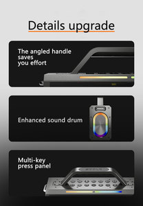 Micro không dây tốt nhất cho karaoke Loa stereo không dây di động có micro Loa bass mạnh nhất cho gia đình - Product Image 5