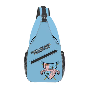 高品质设计 Gamma Phi Delta 胸包定制姐妹会时尚休闲单肩包户外旅行胸包 - Product Image 5