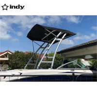 Menara Wakeboard Kapal Aluminium Indy Max yang Menghadap ke Depan dengan Lapisan Putih
