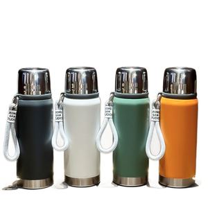 Gourde isotherme sous vide en acier inoxydable 316 grande capacité pour homme, portable, anti-chute, avec lanière, pour boisson directe, 6-12 - Product Image 6