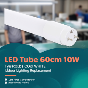 Tubo LED 60cm 10W Bianco Freddo per Illuminazione Interna - Product Image 3