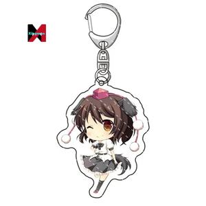 Anime <span class=keywords><strong>Touhou</strong></span> Project llavero Hakurei Reimu Kirisame Marisa Flandre Scarlet Remiria Sukareto acrílico colgante Aleación de moda - Product Image 5