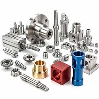 Fabricación OEM de Piezas Mecánicas de Repuesto de Alta Precisión en Acero Inoxidable y Aluminio Anodizado para CNC