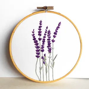 Custom Embroidery Starter Kit With Pattern Handmade Needlework Sewing Craft Cross Stitch Kit