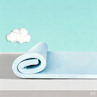 Vente directe d'usine, matelas en mousse à mémoire de forme respirant pleine grandeur, tissu tricoté, épaisseur 15 cm, fermeté moyenne, garantie 10 ans, chambre à coucher
