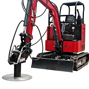 Accesorio de sierra para madera y desbrozadora rotativa para excavadora hidráulica, miniescavadora y cortacésped, universal para paisajismo, con pasador de acero Q235B y bomba - Product Image 1