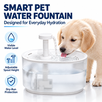 Fontaine à eau pour animaux de compagnie OEM 3,5 L, fonctionnant sur USB, sans fil, avec capteur intelligent, automatique, pour chat, avec fenêtre de visualisation