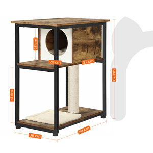 Feandrea Pet furnituremanufacturer thiết kế OEM bán buôn mèo Cây mèo leo sratcher bền mèo tháp cây nhà - Product Image 4