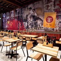 Vente chaude Empilable Cadre En Métal Pu Siège Chaise Industrielle Échantillon Restaurant Bistro Cafe Hôtel En Métal Cadre Chaise Loft