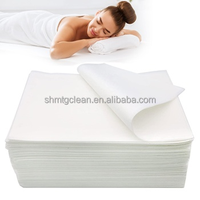 Drap de lit jetable en non-tissé Spunlace pour salon médical, hôtel, lit de massage