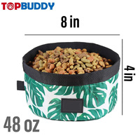 Bols de nourriture et d'eau pour chiens, pliables, imperméables, portables et personnalisés, bol pour animaux de compagnie, bol de voyage en gros
