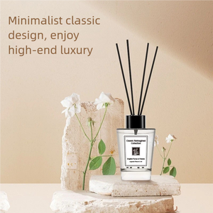 Wholesale Custom Logo <strong>Glass</strong> Bottle Perfume <strong>Diffuser</strong> Luxury Aroma 90ml Essential Oils Aromatherapy Home Decor Reed <strong>Diffuser</strong> Set - Product Image 5