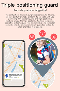 Reloj Inteligente 4G KT21 para Niños con GPS y Videollamadas, Rastreo en Tiempo Real, Alarma SOS, Resistente al Agua IP67, Correo Electrónico, Edad 3-14, Regalo - Product Image 3