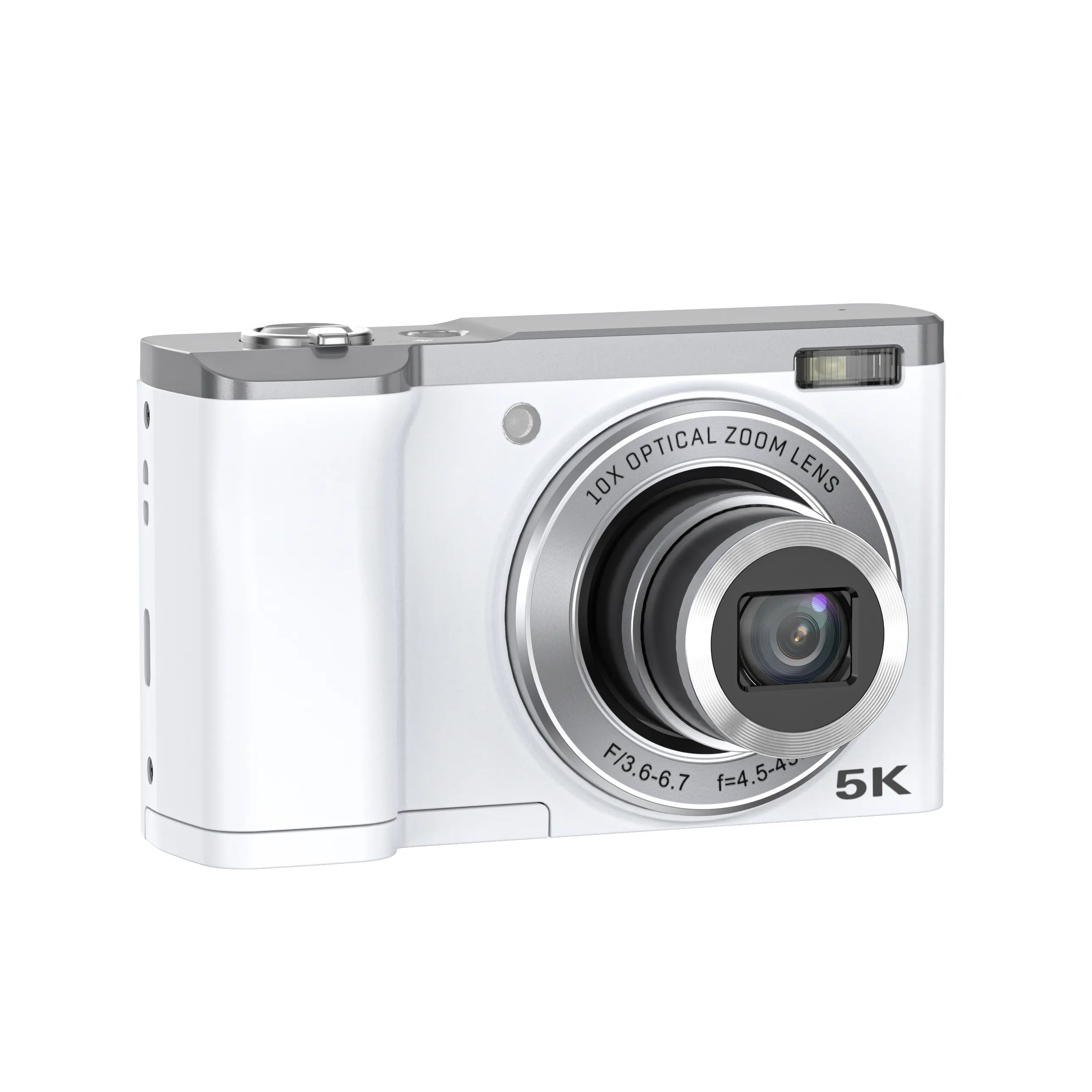 กล้องวิดีโอซูมออปติคอล5X 10X ความละเอียดสูง5K กล้องเซลฟี่ดิจิตอลระดับมืออาชีพ56MP