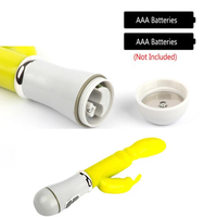 Vibrateur double stimulation point G en forme de lapin, étanche, avec batterie intégrée, pour masturbation féminine - Vente en gros à prix réduit