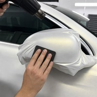 Film de protection de peinture automobile (PPF) personnalisé en gros avec logo, film de changement de couleur mat blanc-à-or pour voitures de luxe