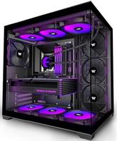 OEM Mid Tower Gaming PC Case Aluminum Alloy MATX Desktop Computer Chassis with Tempered Glass Side Panel Window