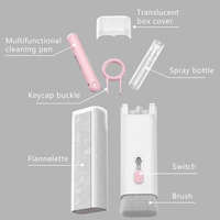 Kit de nettoyage 7-en-1 pour clavier d'ordinateur, stylo de nettoyage pour écouteurs, outils de nettoyage pour casque et téléphone, kit de nettoyage de touches