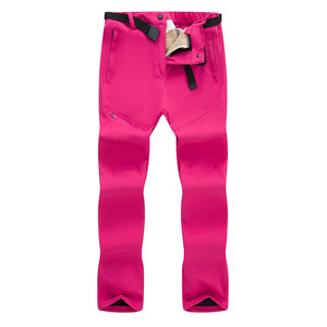 Pantalones de <span class=keywords><strong>Senderismo</strong></span> para Hombre y <span class=keywords><strong>Mujer</strong></span>, Ligeros, de Cintura Media, de Secado Rápido, Transpirables, con Forro <span class=keywords><strong>Desmontable</strong></span> de Lana de Cordero Gruesa - Product Image 5