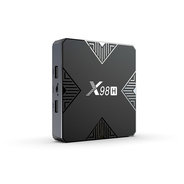 X98H 4K HD Streaming ATV Android Smart 2.4G Wifi Tv Box H313 Quad Core Media Player 2G 16GB Tvbox Set-top Box