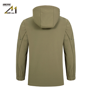 Veste trench imperméable à capuche pour homme Aonesport, polyester et nylon, légère, streetwear urbain, coupe classique, fermeture éclair - Product Image 6